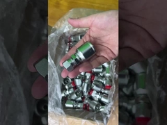 Pipe hydraulique à double hexagone à une pièce JIC féminin à 74 degrés (26711DY)