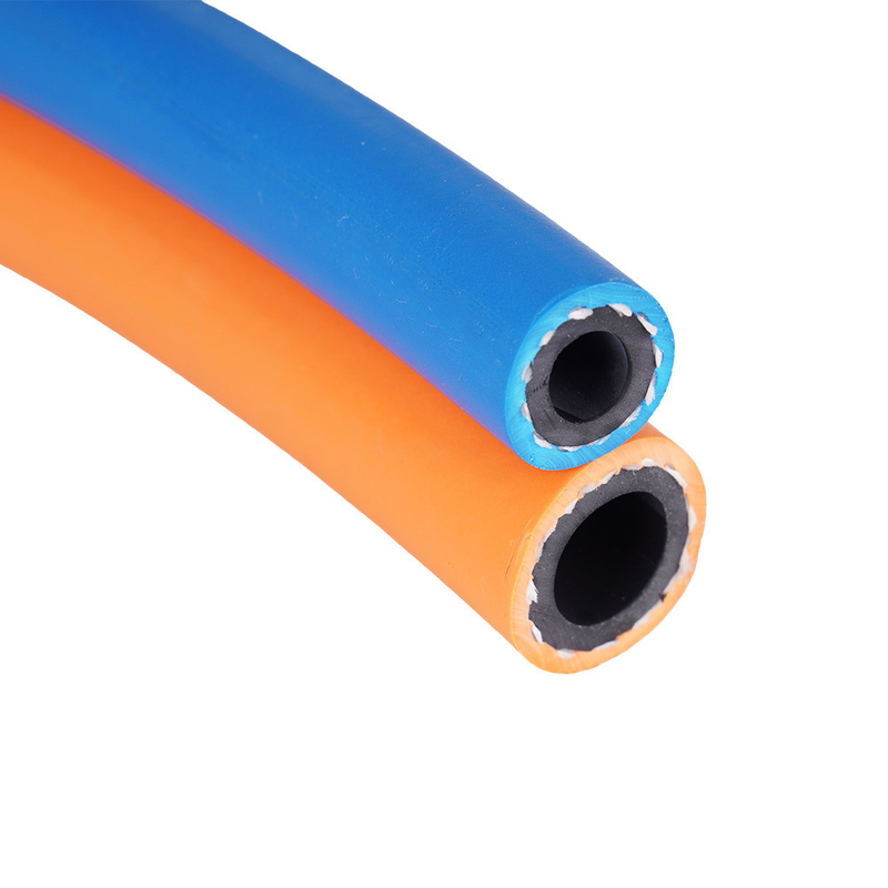 Grade T réducteur résistant à l'usure tuyau de soudage jumeau orange 3/8' bleu 1/4'