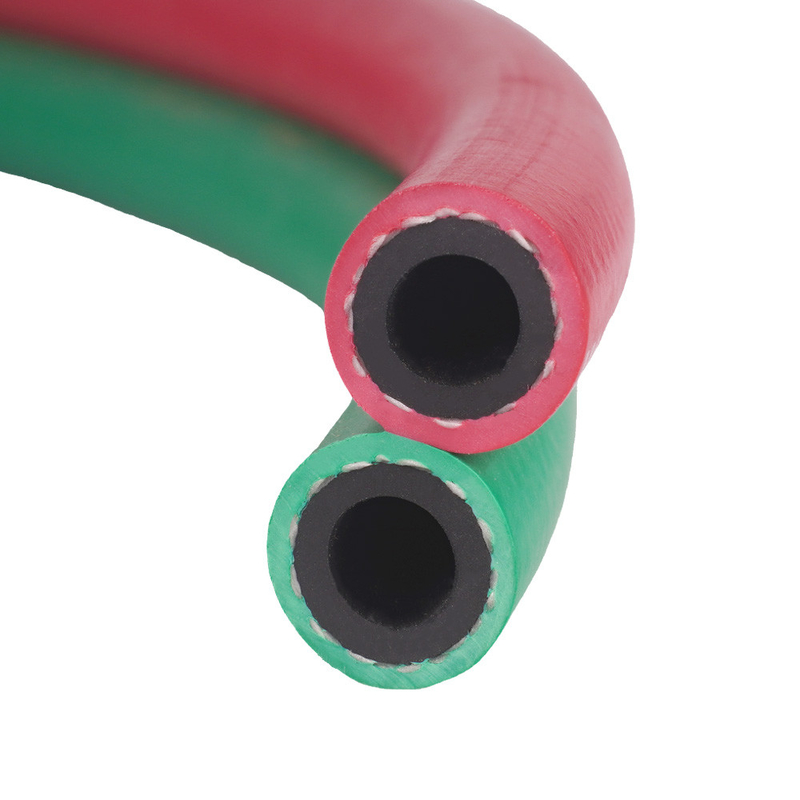 Vente à chaud ISO3821 Grade R 10mm EPDM tuyau en caoutchouc double soudage pour l' oxygène / acétylène