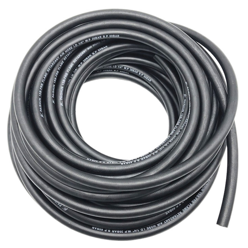 6.3 mm tuyau de respiration EPDM résistant aux flammes: sans odeur, de haute flexibilité UL94-V0