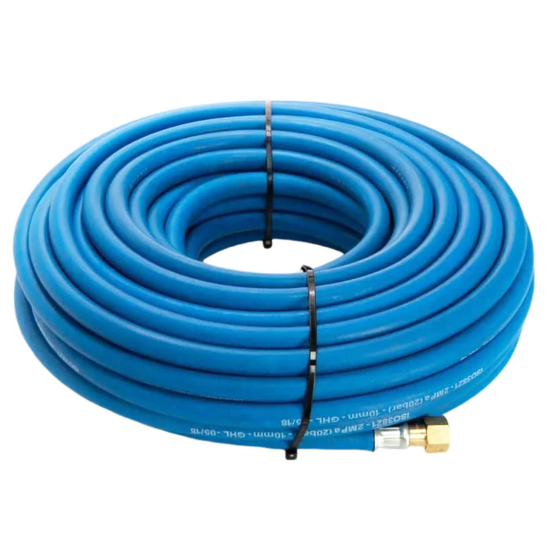 Bleu de qualité supérieure 8 mm 100 pieds de tuyau unique d'oxygène pour les applications de soudage et de coupe au gaz
