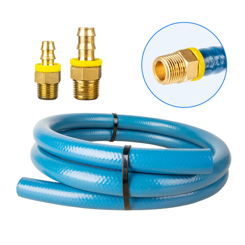 Fabrique 19mm Non conducteur résistant à l'usure Rapide connexion résistant à l'huile gaz serré NBR caoutchouc Compresseur de tuyau de verrouillage