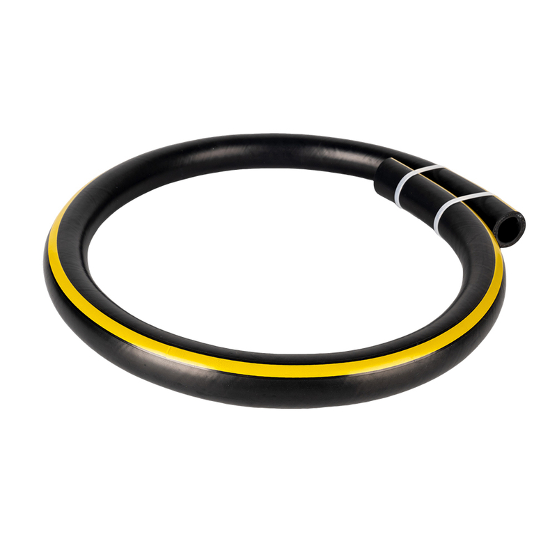 tuyau d'air en caoutchouc de haute durabilité avec ligne jaune ¥ 20 BAR pression / 60 BAR résistance à la rupture