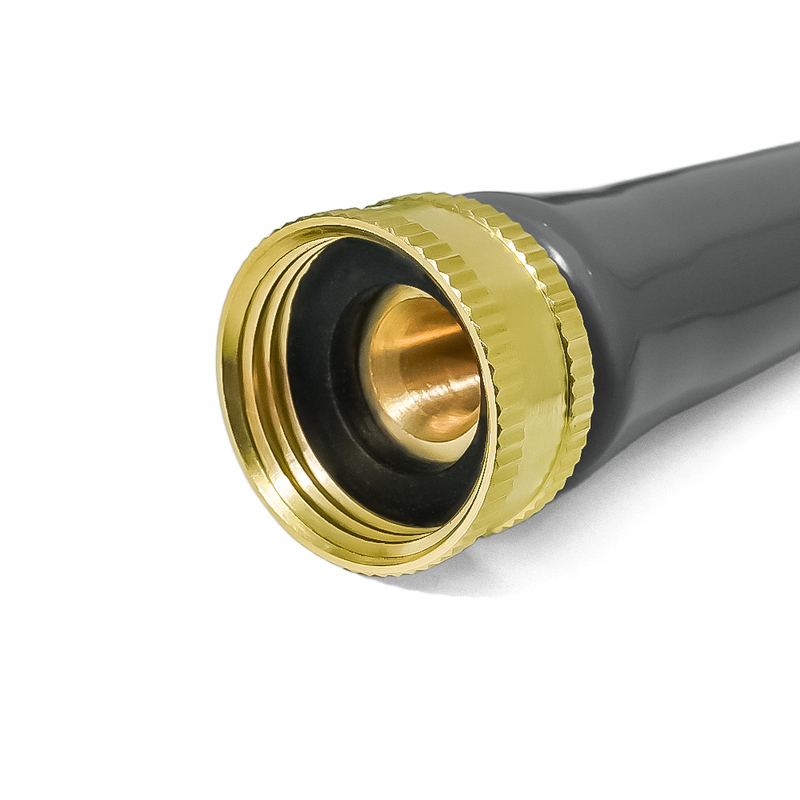 Tuyau d'arrosage flexible et léger, éclatement 900 psi, tuyau d'arrosage de jardin en caoutchouc hybride sans pliure pour l'arrière-cour