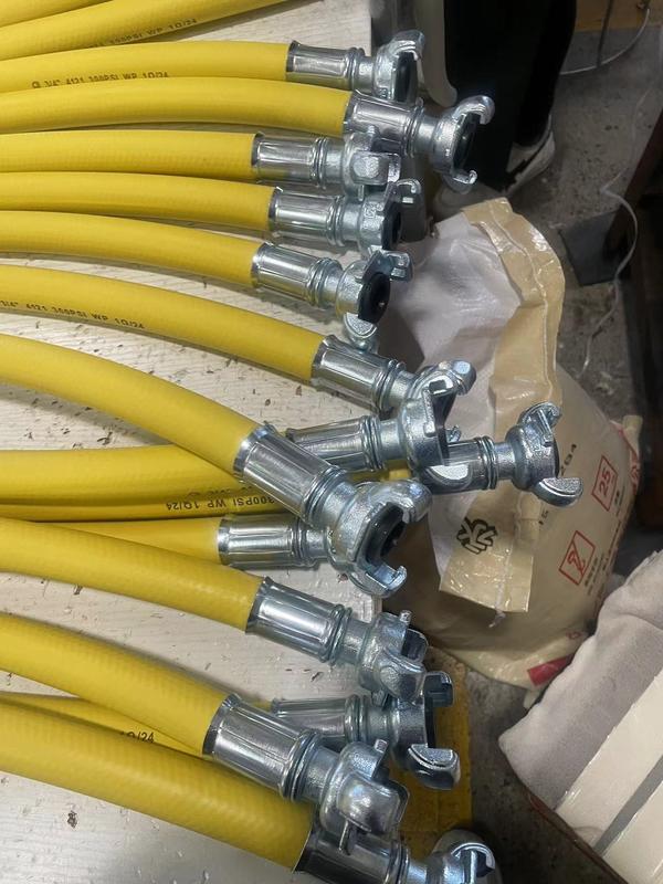 Tuyau à air pour marteau-piqueur – Tuyau en caoutchouc robuste pour outils pneumatiques, applications de construction et industrielles | 300 PSI nominal