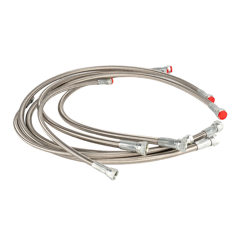 Ensemble de tuyau PTFE avec résistance aux hautes températures et propriétés de résistance chimique pour applications antistatiques