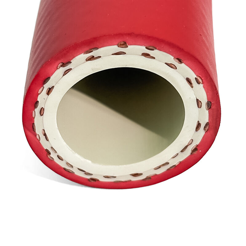 Red Food Washing Hose with 300 PSI Working Pressure – FDA Approved NBR/EPDM Rubber for Hot Water Resistant Cleaning