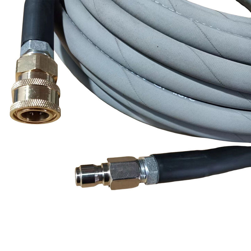 Tuyau de nettoyeur haute pression résistant à l'eau chaude 4000 PSI avec ID 1/4