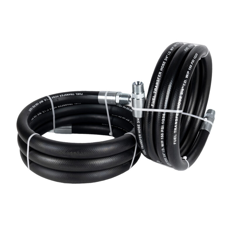 Ensemble de tuyaux flexibles de haute qualité pour une station-service (interface de 6 mm à 1 pouce) ‡ adapté à l'aspiration et au transfert d'essence/diesel.