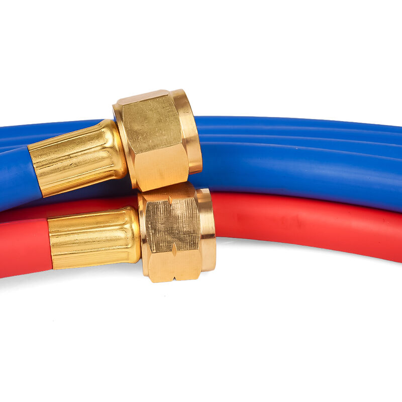 EPDM tuyau de double soudage en caoutchouc synthétique certifié ISO 3821 pour l'acétylène d'oxygène à pression de travail de 300 psi