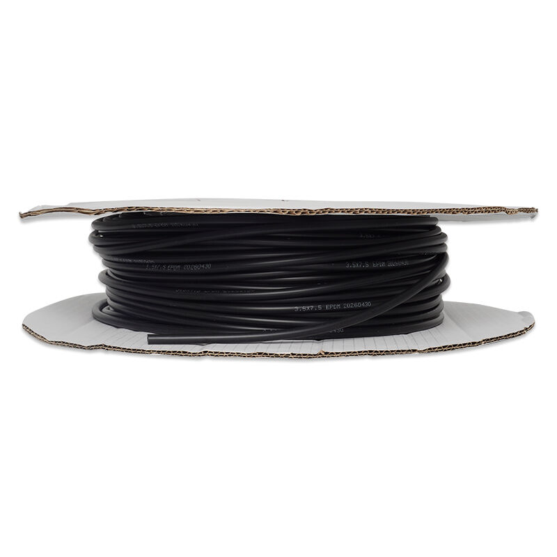 Tuyau en caoutchouc EPDM de 3,5 mm de diamètre intérieur pour système de lave-glace, durable, résistant au vieillissement, OEM disponible