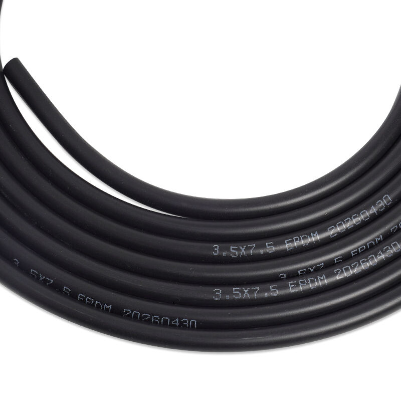 Tuyau en caoutchouc EPDM de 3,5 mm de diamètre intérieur pour système de lave-glace, durable, résistant au vieillissement, OEM disponible