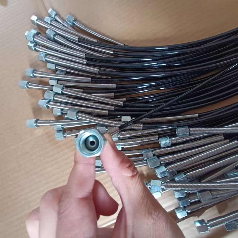 DN2 3,2 mm Diamètre intérieur 630 Bar tuyau d'essai à ultra-haute pression 2000 Bar tuyau de recharge à pression d'air 0,5 m Longueur étendue