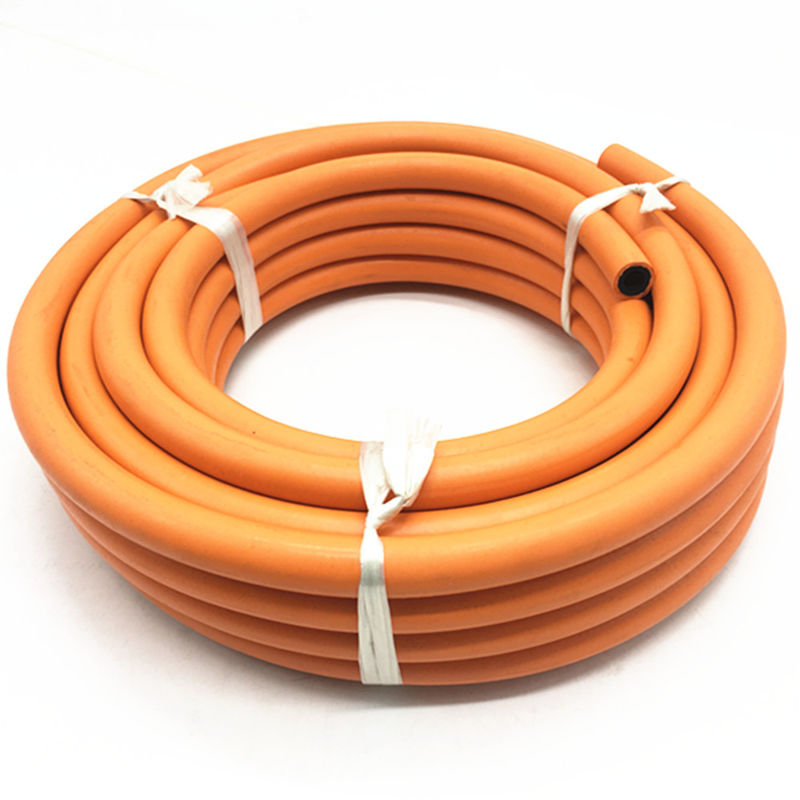 Flexible orange 50ft/100ft résistant à l'usure W. P 20bar 10mm orange tuyau de gaz LPG